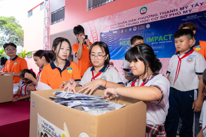Gần 800 học sinh THCS Phú Mỹ hưởng ứng hoạt động đầu tiên của dự án NEXTGEN IMPACT PROJECT tại Việt Nam 38