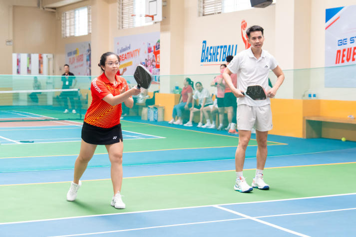 [Hội thao CB-GV-NV HUTECH 2025]: Bùng nổ Pickleball mùa đầu tiên với chiến thắng thuộc về TT.GDCT-QP - TT.GDTC 40