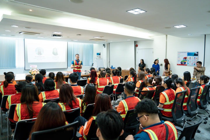 English language students visit Avery Dennison RIS Vietnam Co., Ltd and Royal International Bilingual School
