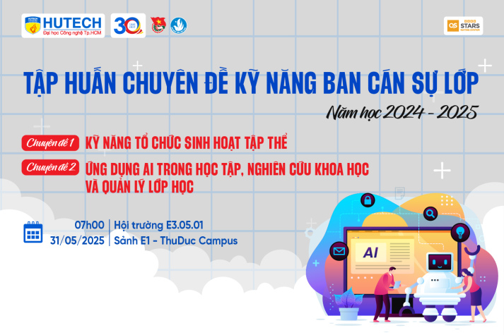 HUTECH trang bị kỹ năng quản lý bằng ứng dụng AI cho đội ngũ Ban Cán sự lớp năm học 2024 - 2025 13