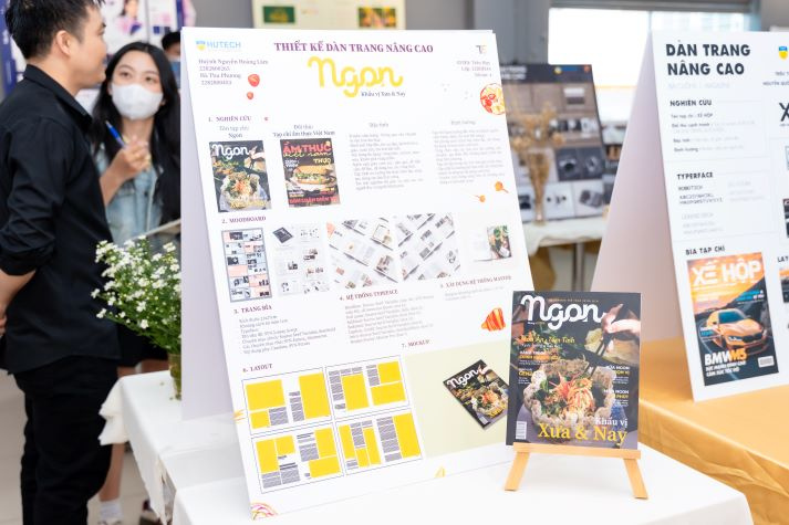 Triển lãm Ấn phẩm Tạp chí của sinh viên ngành Thiết kế đồ họa: Giao thoa sáng tạo và ứng dụng 146