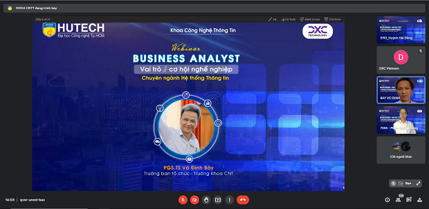 Sinh viên IT khám phá cơ hội nghề nghiệp của chuyên ngành Hệ thống thông tin tại hội thảo Business Analyst 12