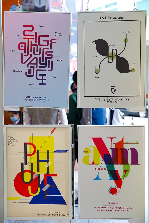 Đa dạng các tác phẩm nghệ thuật chữ tại triển lãm "Basic of Typography" 98