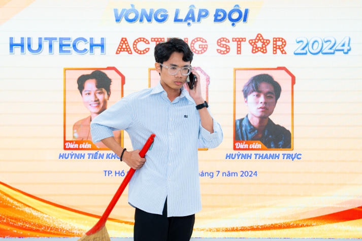 Nhiều màn nhập vai xuất thần của các tài năng trẻ HUTECH tại vòng Lập đội HUTECH Acting Stars 2024 64