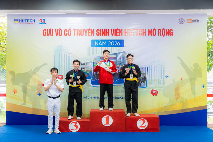 [Video] HUTECH đạt giải Nhì toàn đoàn tại Giải Võ cổ truyền sinh viên HUTECH mở rộng năm 2026 77