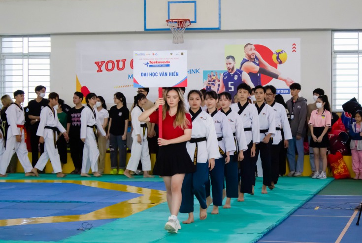 Hơn 200 vận động viên tranh tài sôi nổi tại Giải Taekwondo Sinh viên HUTECH mở rộng lần 1 69