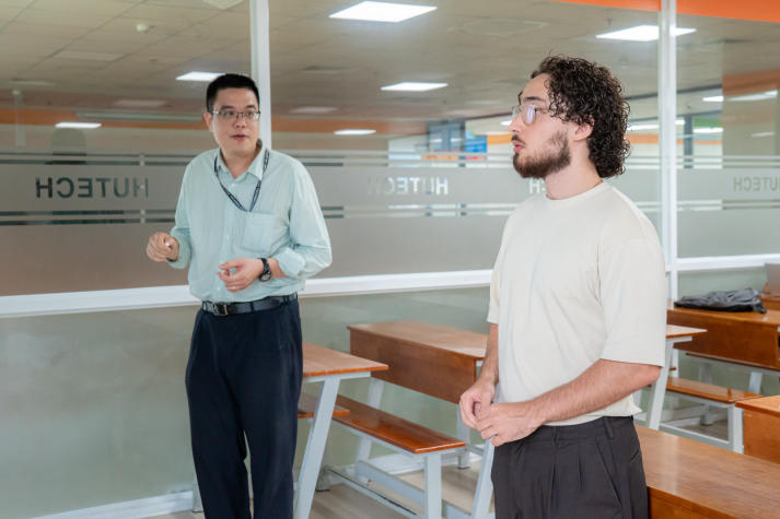 Đoàn sinh viên Pháp hoàn thành kỳ nghiên cứu chuyên sâu tại Viện Trí tuệ nhân tạo và Chuyển đổi số HUTECH 34