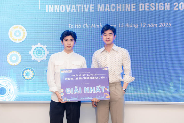 Sinh viên Viện Kỹ thuật thử thách tư duy thiết kế tại cuộc thi “Innovation Machine Design 2026” 70