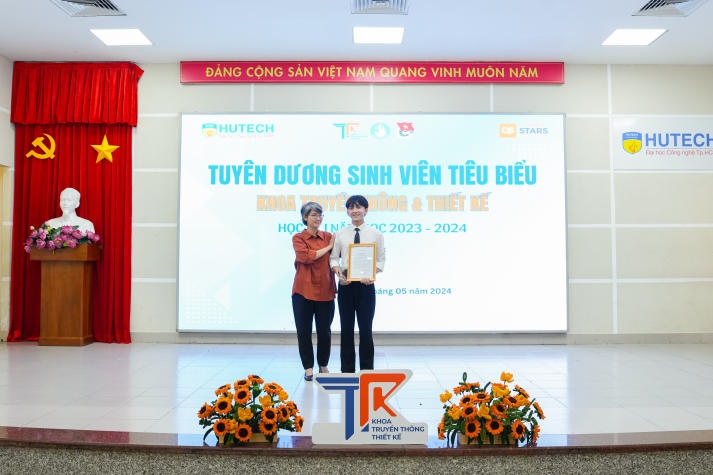 200 sinh viên tiêu biểu HKI năm học 2023-2024 của Khoa Truyền thông & Thiết kế được vinh danh 99