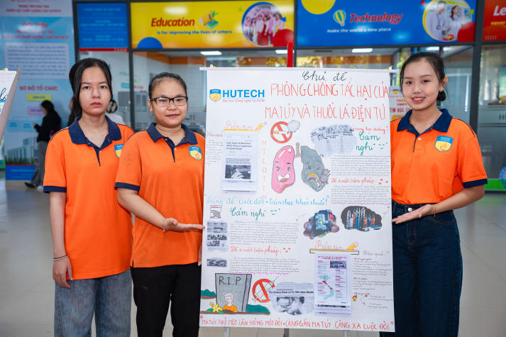 Sinh viên HUTECH lan tỏa thông điệp sống khỏe, nói không với ma túy và thuốc lá điện tử 83
