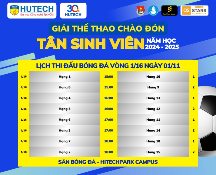 Giải Thể thao chào đón tân sinh viên năm học 2024-2025 sẽ chính thức khai mạc vào ngày 25/10 46