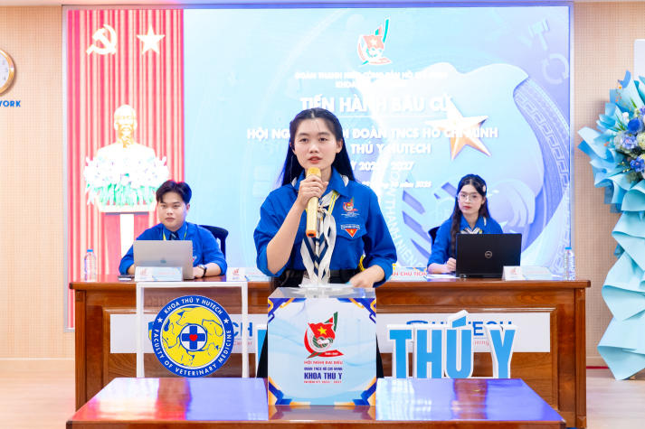 Hội nghị Đoàn TNCS HCM Khoa Thú y nhiệm kỳ 2025-2027: Dấu mốc khẳng định trí tuệ và tinh thần cống hiến của tuổi trẻ 66