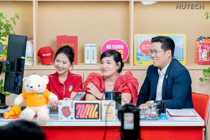 [HUTECH TIKTOK LIVE 2025] HUTECH tiếp thêm động lực cho sĩ tử 2k7: Chọn ngành đúng, học phí nhẹ, học bổng cao 14