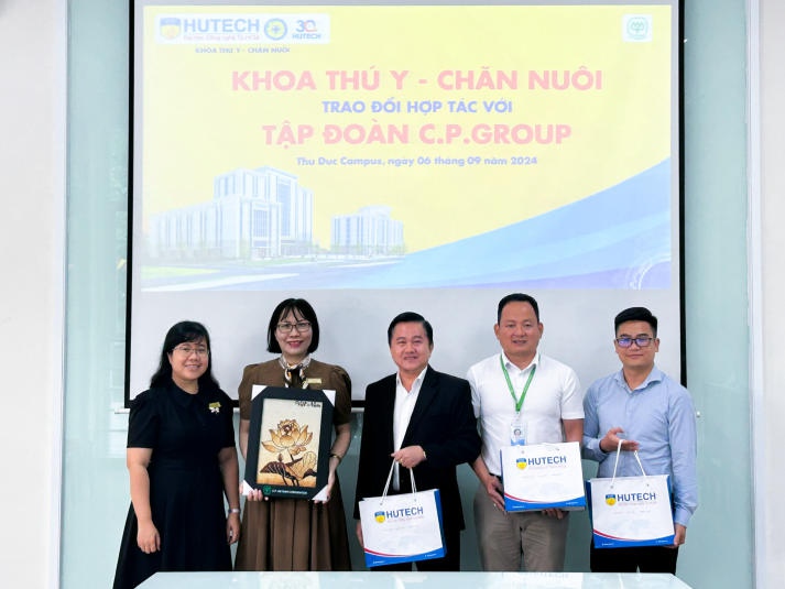 Khoa Thú y - Chăn nuôi HUTECH mở rộng cơ hội việc làm cho sinh viên qua buổi làm việc cùng C.P. Group 61