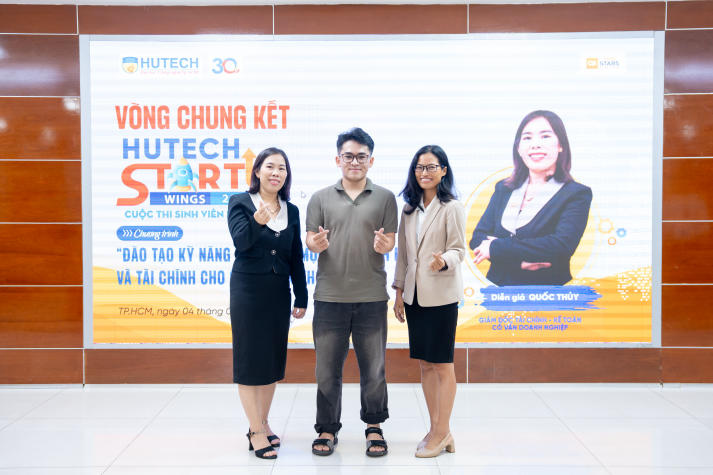 Top 6 HUTECH Startup Wings 2025 trang bị kỹ năng thực chiến về thiết lập mục tiêu kinh doanh và tài chính 148