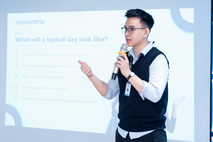 Tân sinh viên I-HUTECH sớm định hình hành trang nghề nghiệp tại Concentrix 24