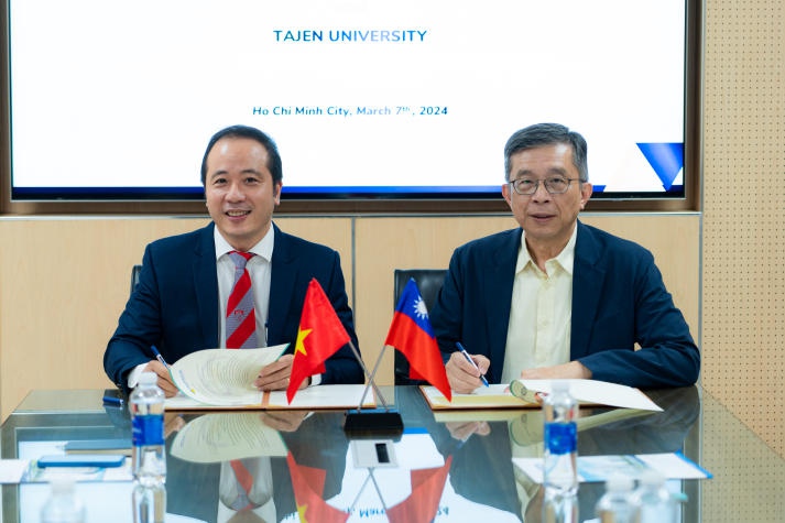 HUTECH ký kết MOU với Đại học Khoa học Kỹ thuật Đại Nhân (Đài Loan) 76
