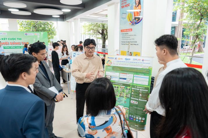 Sinh viên khu vực Đông Nam Bộ khẳng định bản lĩnh với loạt ý tưởng công nghệ vì phát triển bền vững 163