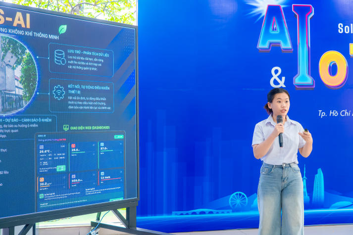 Viện Kỹ thuật dựng “đấu trường” AI và IoT, hội tụ loạt giải pháp công nghệ đột phá của sinh viên liên trường 99