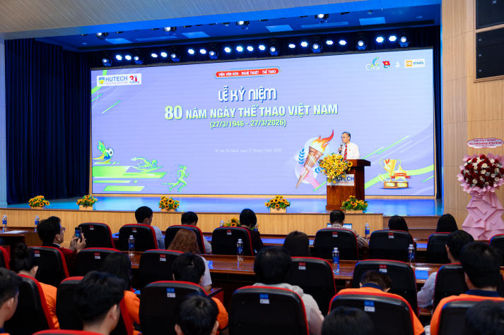 HUTECH tiếp lửa tinh thần thể thao nhân kỷ niệm 80 năm Ngày Thể thao Việt Nam 45