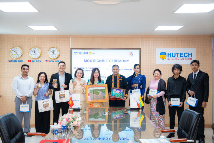 HUTECH ký kết MoU cùng Myitkyina University, nối nhịp học thuật Việt Nam - Myanmar 82