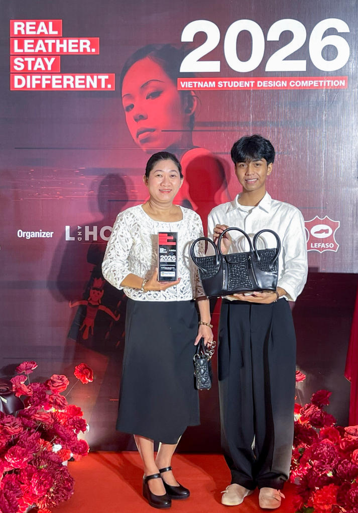 Sinh viên Thiết kế thời trang chinh phục giải Nhì “Real Leather. Stay Different” Việt Nam 2026 41