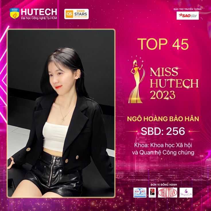 Top 45 thí sinh xuất sắc nhất của Miss HUTECH 2023 chính thức lộ diện 64