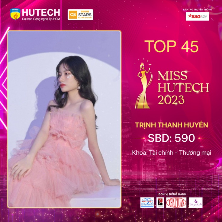 Top 45 thí sinh xuất sắc nhất của Miss HUTECH 2023 chính thức lộ diện 161