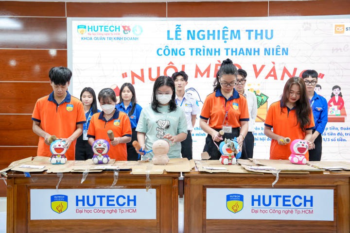 Khoa Quản trị kinh doanh nghiệm thu công trình thanh niên “Nuôi mèo vàng” chuẩn bị cho loạt hoạt động ý nghĩa 71
