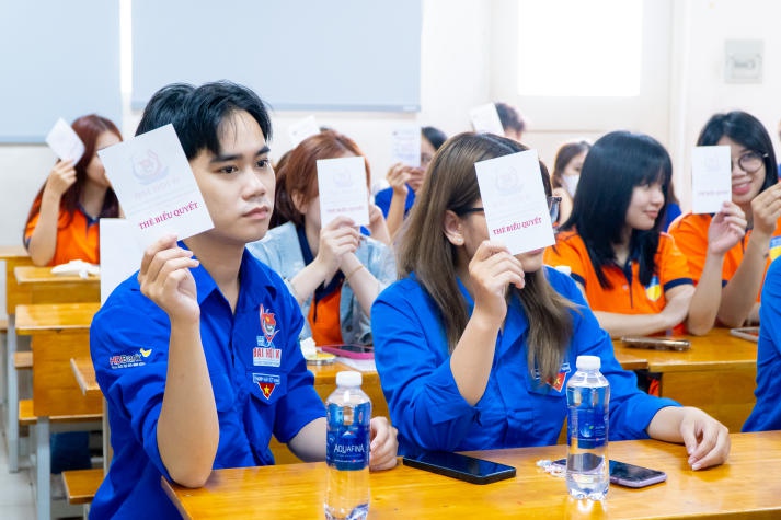 Khoa Hàn Quốc học tổ chức Đại hội Đại biểu Đoàn TNCS Hồ Chí Minh lần thứ II, vững vàng hành trình thành công mới 44