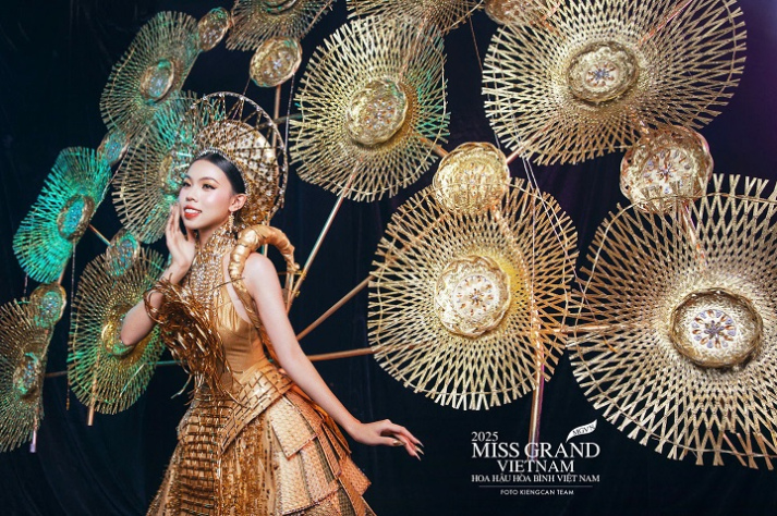 “Ngọc Nữ Hồn Tre” - thiết kế của sinh viên Thiết kế thời trang tỏa sáng tại Miss Grand Việt Nam 2025 38