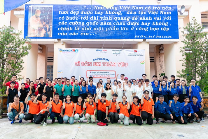 Viện Công nghệ Việt - Nhật HUTECH lan tỏa yêu thương tại tỉnh Long An 129