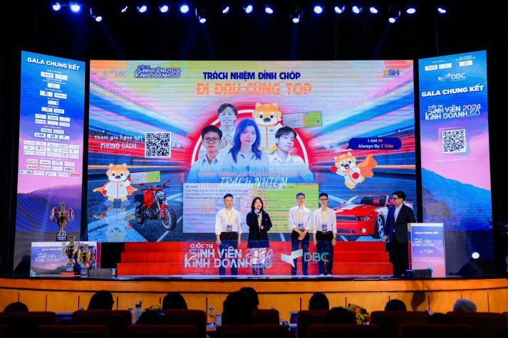 Nhóm sinh viên ngành Thương mại điện tử HUTECH gây ấn tượng tại Chung kết cuộc thi “Sinh viên kinh doanh số 2024” 45