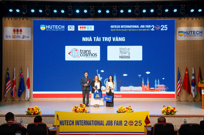 Doanh nghiệp đa quốc gia “đổ bộ” HUTECH International Job Fair 2025, mở ra hàng ngàn cơ hội nghề nghiệp cho sinh viên 40