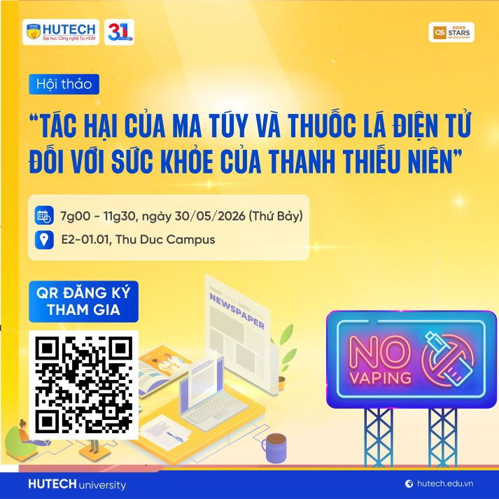 HUTECH phát động chuỗi hoạt động lan tỏa lối sống xanh, nói không với thuốc lá và ma túy 45