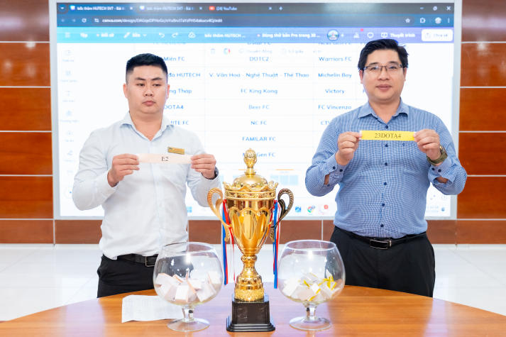 [Giải Bóng đá Sinh viên HUTECH năm 2025] Hoàn tất bốc thăm, sẵn sàng “lăn bóng” ngày 15/7 59