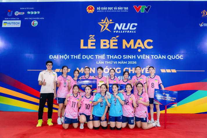 [Video] HUTECH giành Á quân Bóng chuyền nữ khu vực miền Nam, thẳng tiến Chung kết Đại hội Thể thao sinh viên toàn quốc 2026 45