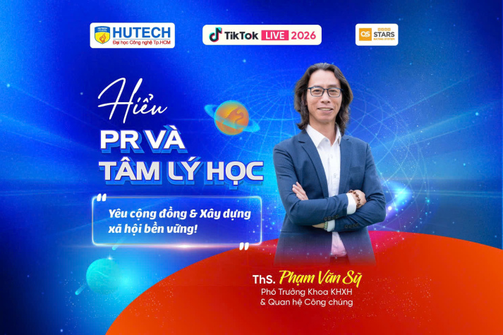[HUTECH TIKTOK LIVE 2026] Chọn ngành không mơ hồ - Hiểu đúng Marketing, Kinh doanh quốc tế, Quan hệ công chúng và Tâm lý học 24