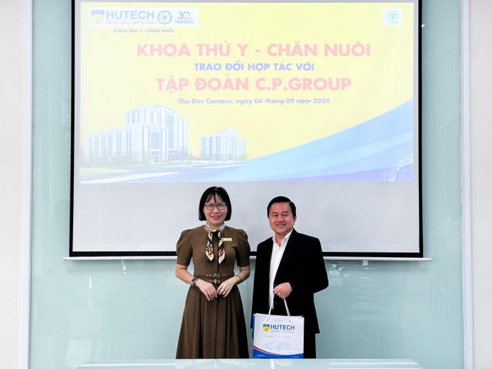 Khoa Thú y - Chăn nuôi HUTECH mở rộng cơ hội việc làm cho sinh viên qua buổi làm việc cùng C.P. Group 58