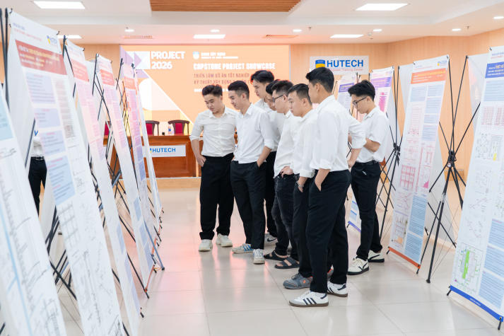 Capstone Project Showcase 2026: Khẳng định bản lĩnh sinh viên Xây dựng HUTECH 29
