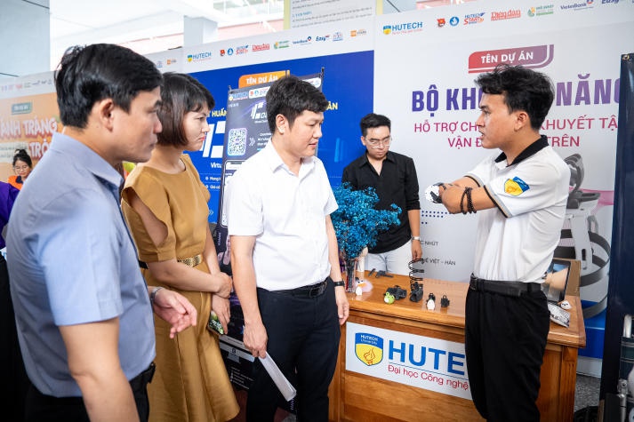 “Cụt yêu đời” Nguyễn Ngọc Nhứt trở thành tân Quán quân HUTECH Startup Wings 2024 148