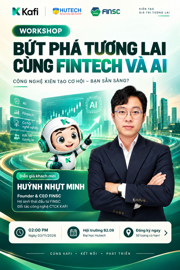 HUTECH-ers đón đầu làn sóng FinTech và AI cùng chuyên gia vào ngày 03/11 12