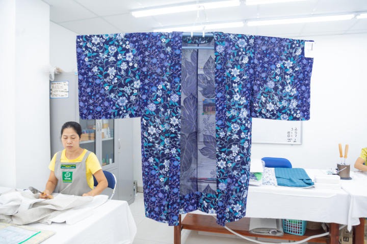 Sinh viên Khoa Nhật Bản học tìm hiểu về quy trình may Kimono tại Công ty TNHH Nihonwasou 62