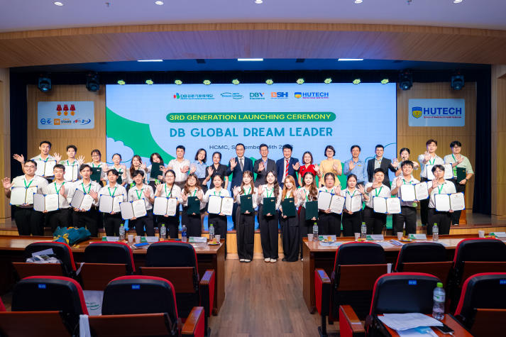 DB Dream Leader mùa 3 trao 25 suất học bổng cho sinh viên HUTECH 79