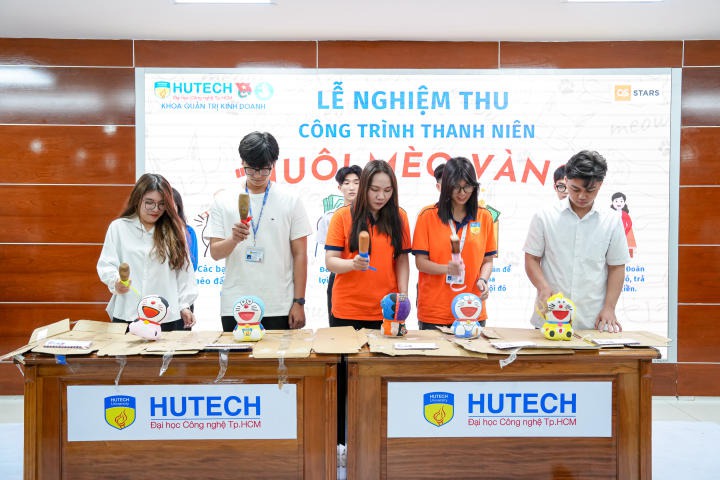 Khoa Quản trị kinh doanh nghiệm thu công trình thanh niên “Nuôi mèo vàng” chuẩn bị cho loạt hoạt động ý nghĩa 58