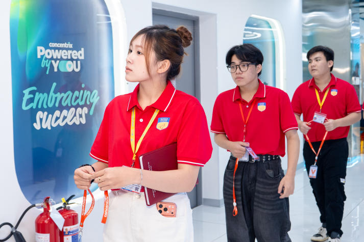 Tân sinh viên I-HUTECH sớm định hình hành trang nghề nghiệp tại Concentrix 86
