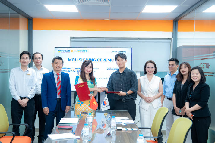 Trường Y và Khoa học Sức khỏe HUTECH ký kết MoU cùng Medi Cherry (Hàn Quốc), thúc đẩy chuyển đổi số trong đào tạo khối ngành sức khỏe 44