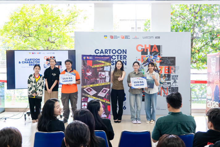 [Ảnh] Sinh viên Nghệ thuật số “vẽ” cá tính bằng ngôn ngữ sáng tạo 100