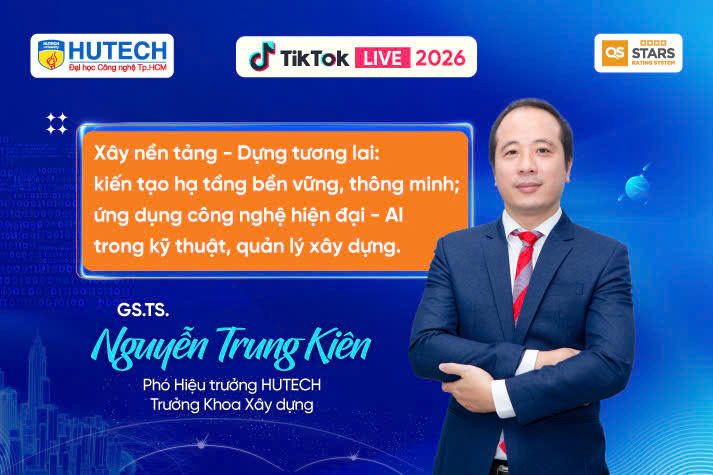 [HUTECH TIKTOK LIVE 2026] Cùng HUTECH “mở hộp” khối ngành Kỹ thuật - Công nghệ trong kỷ nguyên AI 23