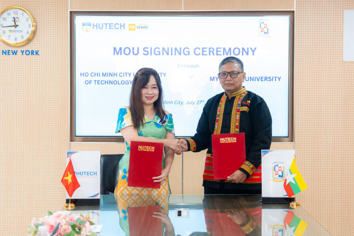 HUTECH ký kết MoU cùng Myitkyina University, nối nhịp học thuật Việt Nam - Myanmar 64